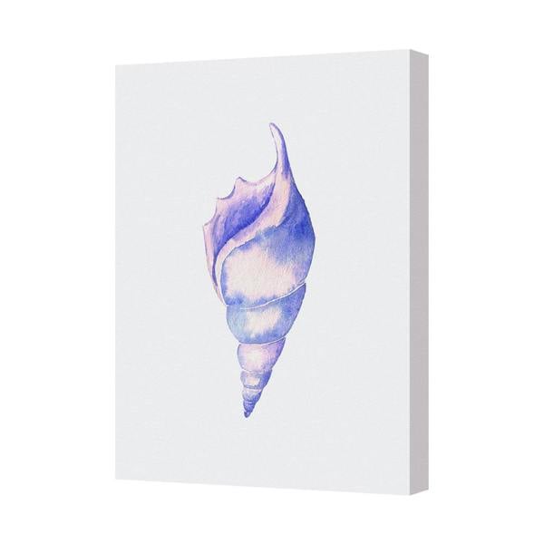 Benjamin Tate Design Watercolor Seashell Canvas Art Print Wall Decor For Living Room