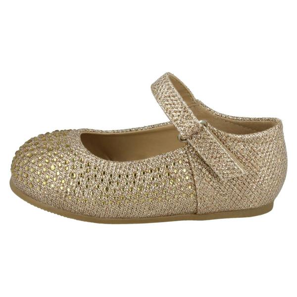 Savannah Girls Savannah Flat Diamante Shoes