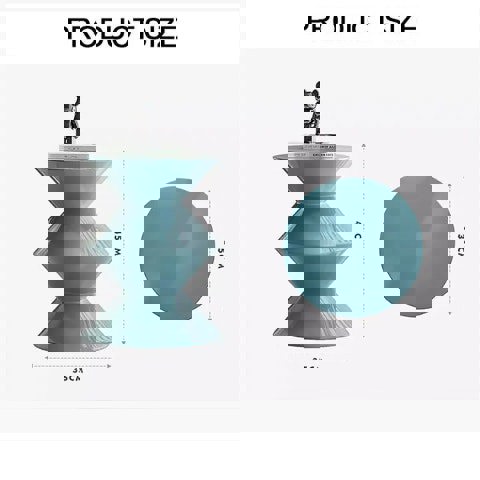 Willa Side Table, Blue-Rit Concept-Rit Concept