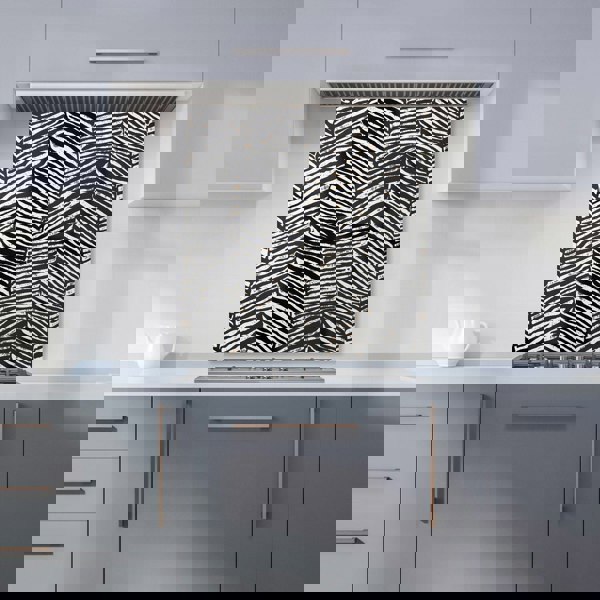 Warren Reed - Designer Zebra Pattern Kitchen Splashback