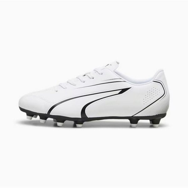 Puma Childrens/Kids Vitoria Football Boots - White/Black