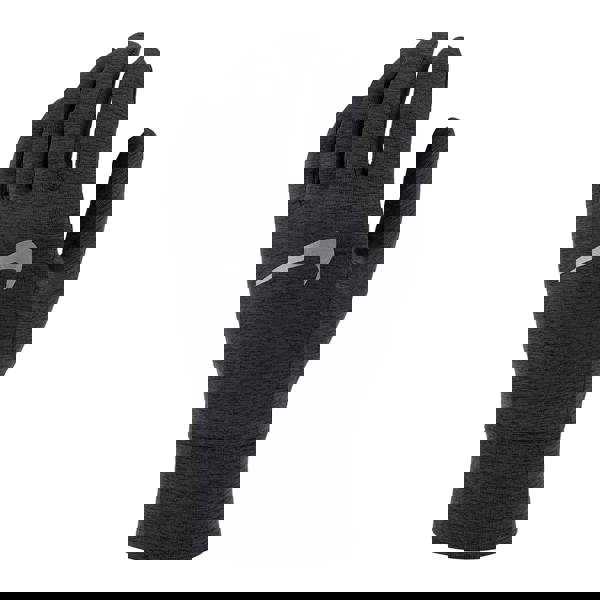 Nike Mens Fleece Running Gloves - Black/Silver Marl - 