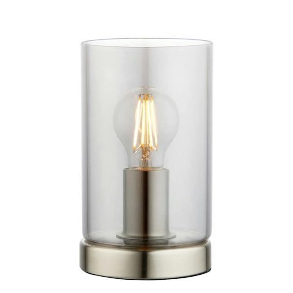 Kingsholm Satin Nickel & Glass Touch Table Lamp