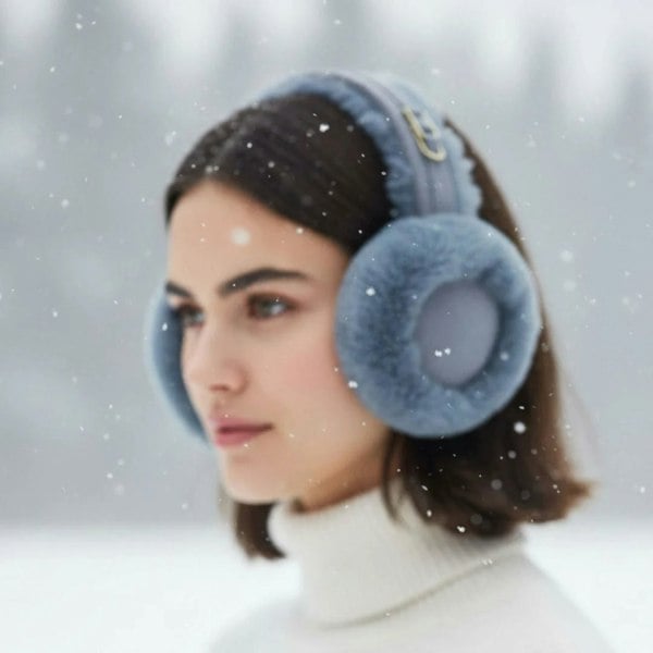 Leather Company Womens Sheepskin Shearling Winter Ear Muffs