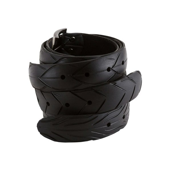 Recycled Rubber Motorbike Tyre Vegan Belt by Paguro Upcycle