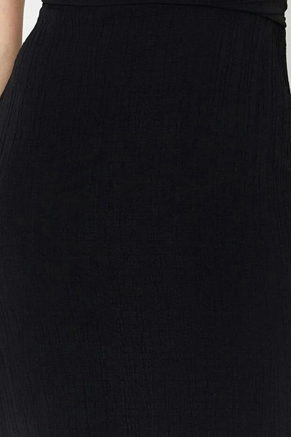WOVCOR Woven Backless Maxi Beach Dress