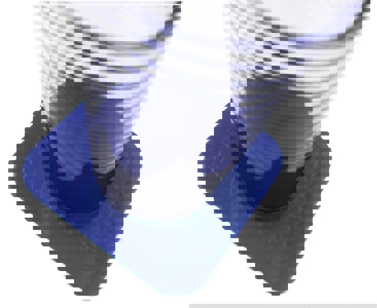 Aidapt Tenura Anti Slip Silicone Rubber Square Coaster Pack of 4 Blue