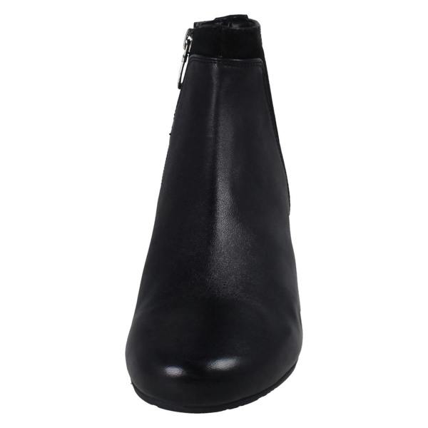 Van Dal Ladies Van Dal Zip Fastening Smart Ankle Boots With Croc Detailing Manon
