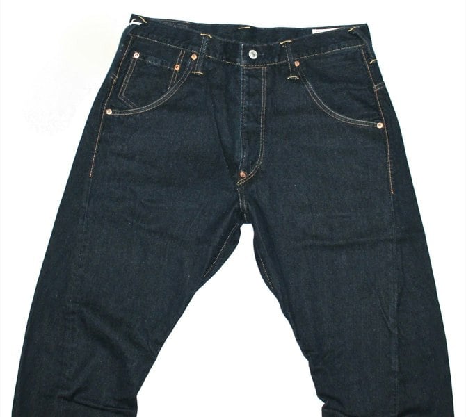 Evisu 2018 Yamato Military Drop Crotch Blue Jeans - Nova Clothing