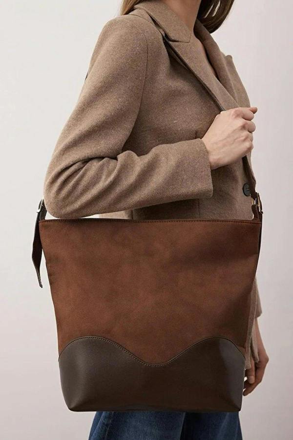 WOVCOR Suede Women's Shoulder Bag