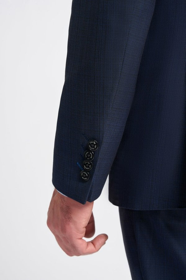 House of Cavani Seeba Navy Short Three Piece Suit