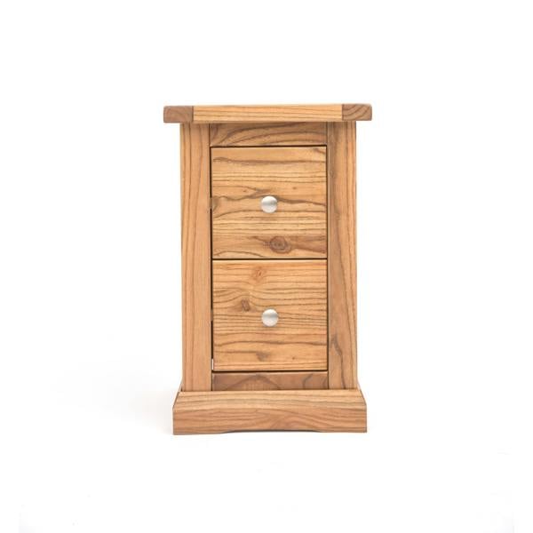 Salerno 2 Drawer Petite Bedside Table