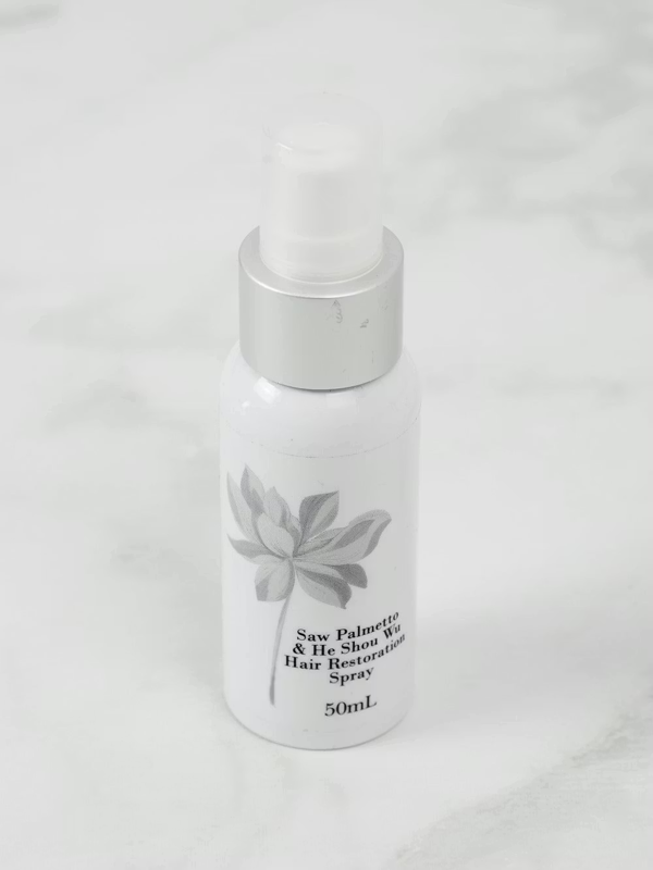 White Lotus Beauty Hair Thickening Spray with Activated Ginseng and Saw Palmetto