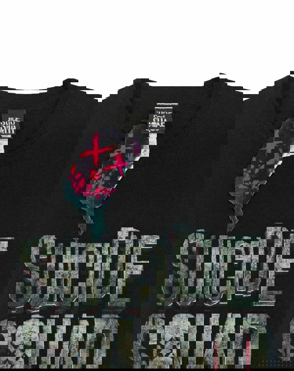 DC Comics Womens Black Logo Short Sleeved T-Shirt