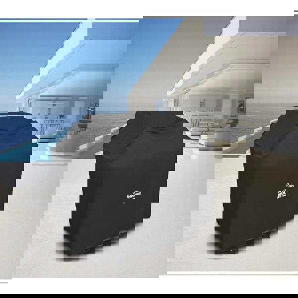 Outdoor Rated BBQ Cover for ys12026 - Black PVC - 1270mm x 920mm Water & Rain - LoopsDirect