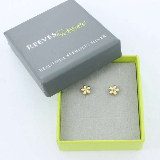 Reeves & Reeves Daisy Chain Stud Earrings