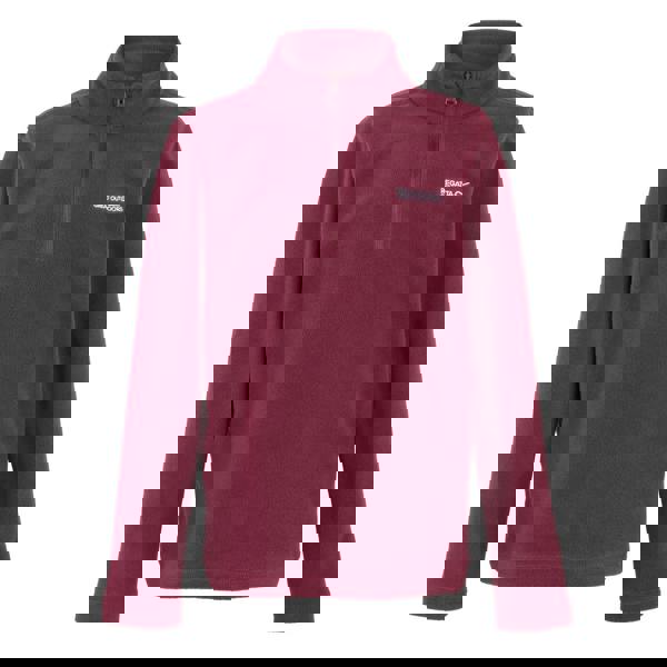 Regatta Great Outdoors Childrens/Kids Hot Shot II Half Zip Fleece Top - Dark Pimento - 