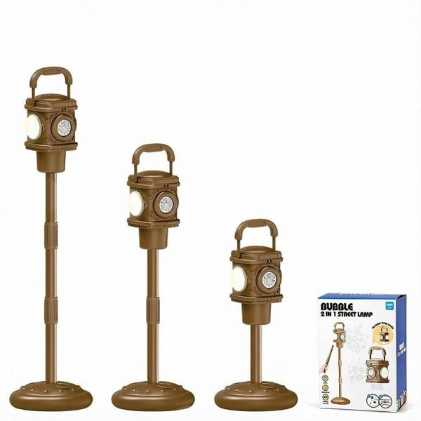 deAO Toys Bubble Street Lamp for Kids with Lights, Sounds, Remote Control & Adjustable Height - Outdoor Bubble Toy 3+