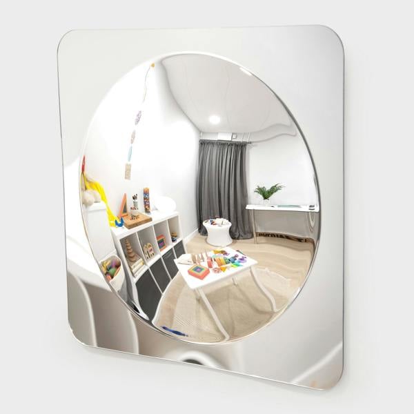 tickit Large Single Domed Acrylic Mirror Panel