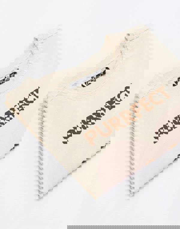 Pusheen Womens Beige Pusheen The Cat Short Sleeved T-Shirt