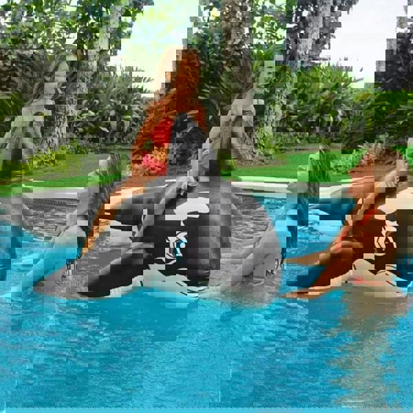 smartbies Intex Realistic Whale Ride-On Inflatable Pool Float