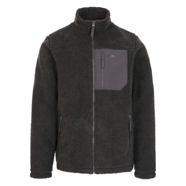 Trespass Mens Buck Fleece Jacket - Dark Grey