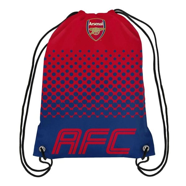 Arsenal FC Fade Drawstring Bag - Red/Blue