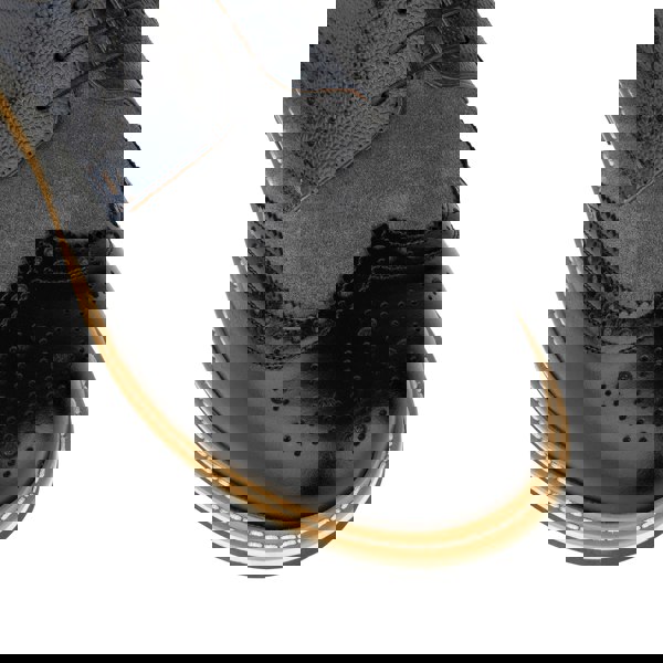 Embassy London Ashford - Black & Grey & Navy - Men's tri‑tone leather lace‑up with suede accents