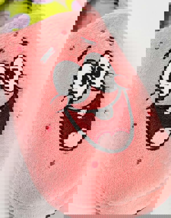 SpongeBob SquarePants Unisex Pink Patrick Mule Slippers