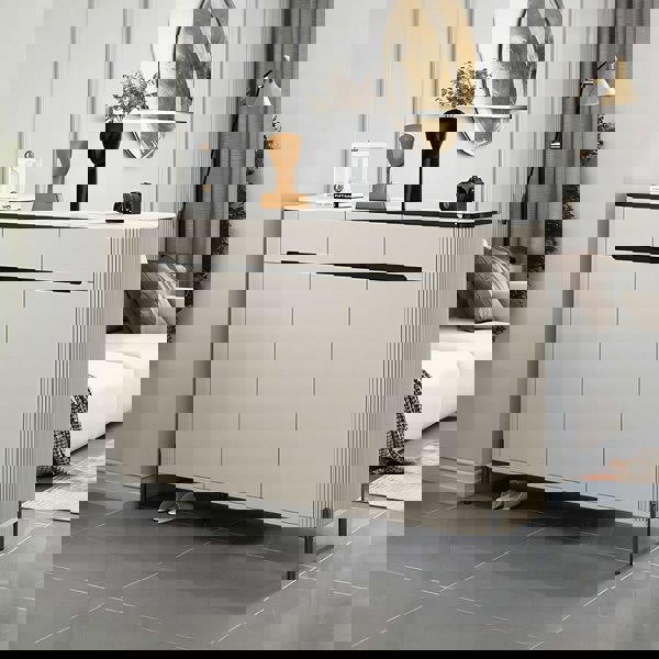 Samantha Shoe Storage, Off White - radiator cover shoe storage