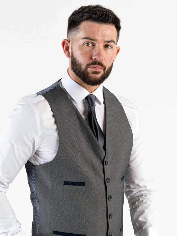 V2 Classic Oliver - Grey Three Piece Suit