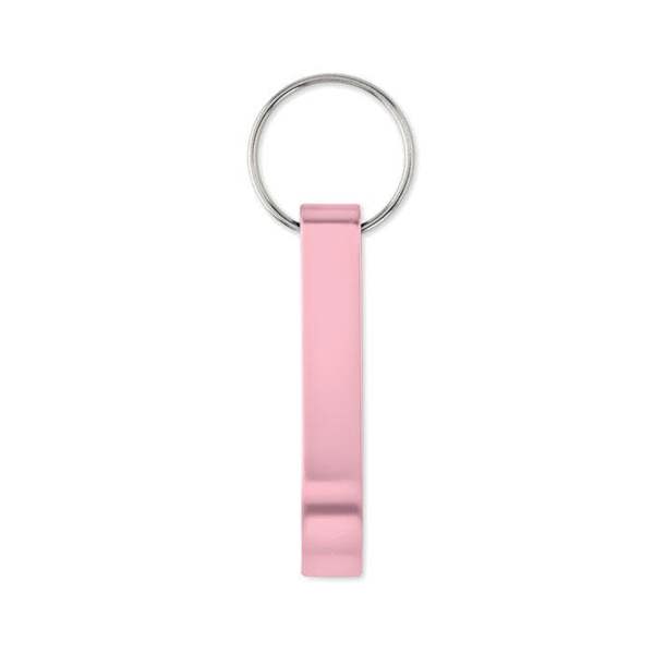 MidOcean Ovikey Recycled Aluminium Keyring - Baby Pink - 