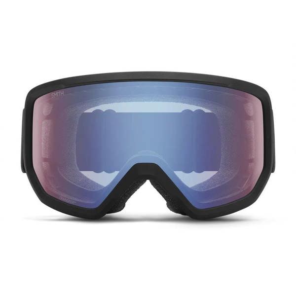 Smith Ski Goggles Tribute 0JX/ZF Black Blue Sensor Mirror
