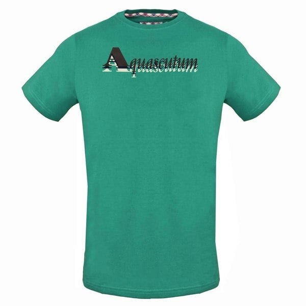 Aquascutum Layered Logo T-Shirt - Green