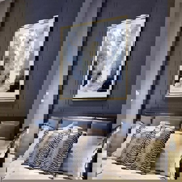 Blue Framed Wall Art Print 70*70cm-Weilai-Weilai Concept