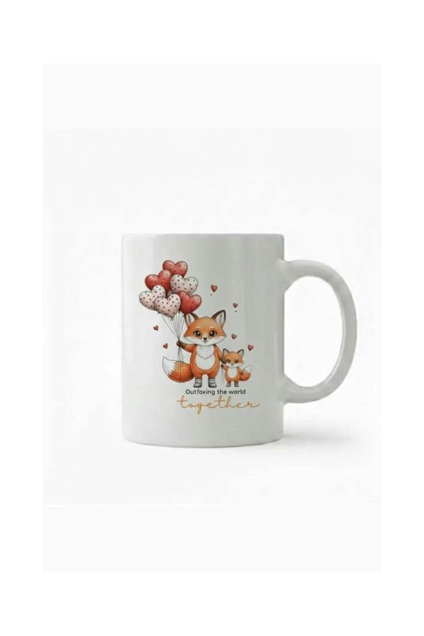Dyzi Fox Parent 11oz Ceramic Family Gift Mug