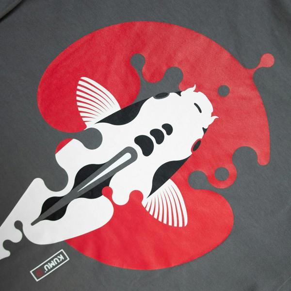 Kumu Rising Sun Tee Grey
