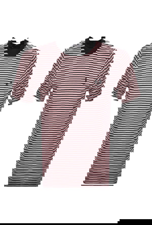 Fred Perry Men's Fine Stripe Heavyweight T-Shirt