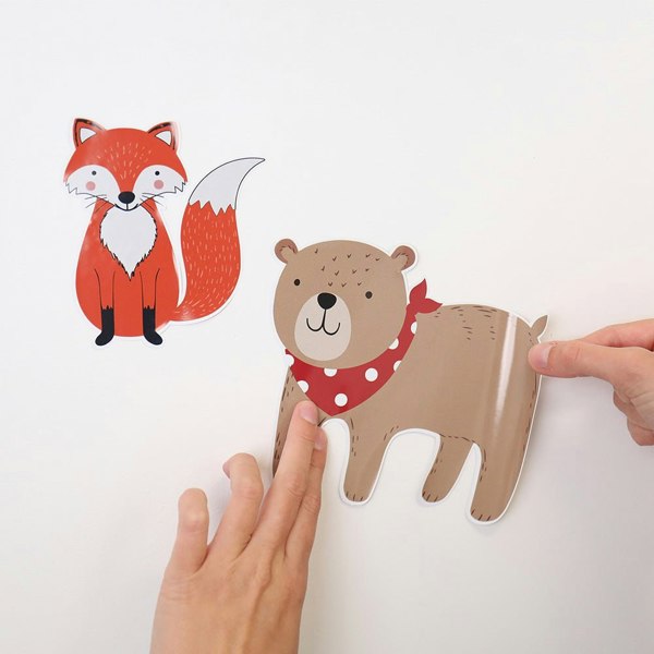 Woodland Friends Wall Stickers - Happy Linen Company