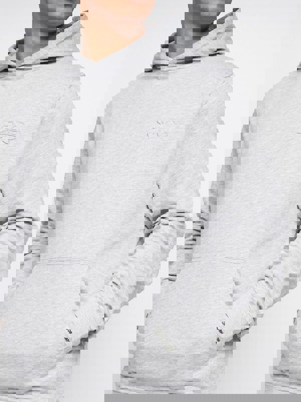 Crosshatch Emmson Hoodie Grey Marl
