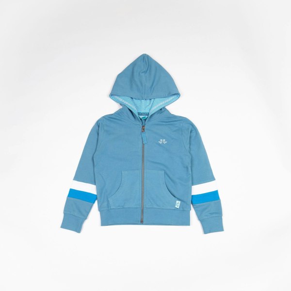 Luca and Rosa Boys Blue Jersey Lounge Hoodie