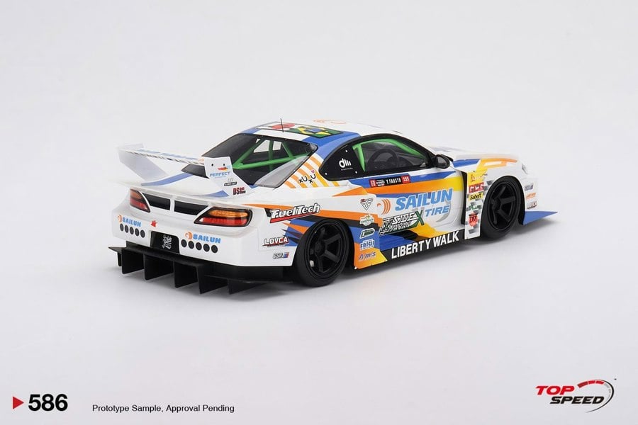 TSM Nissan LB-Super Silhouette S15 Silvia #555 2023 Form Drift Japan 1:18 TS0586