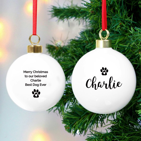 Personalised Memento Company Personalised Pet Bauble