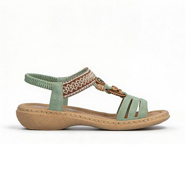 Rieker 61855 Slingback Sandals   in  Green