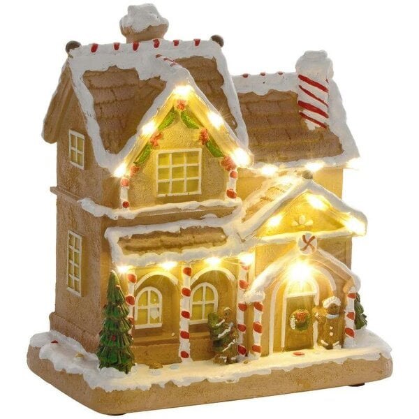 Bobobiy Gingerbread House Light & Music Christmas Decoration