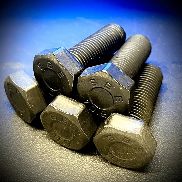 Fixaball Fine Pitch Hex Set Bolt High Tensile 10.9 Self Colour