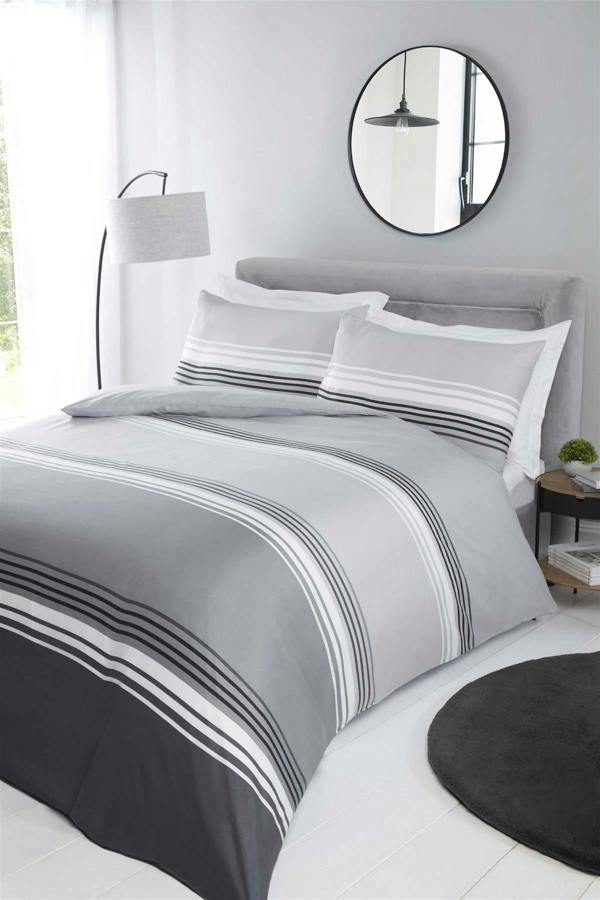 Chicago Grey Duvet Cover Set