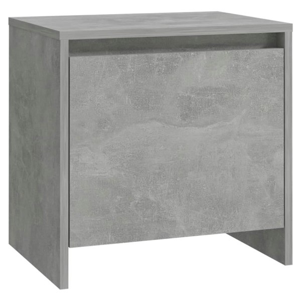 Berkfield Bedside Cabinet Concrete Grey 45x34x44.5 cm Engineered Wood