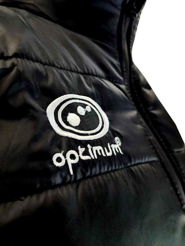 Quilted Puffer Hooded Jacket Black – Warm, Durable Winter Coat - Optimum