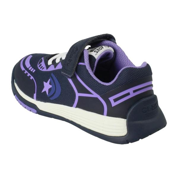 Clarks Unisex Childrens Clarks Hook and Loop Casual Trainers Cica Star Flex K